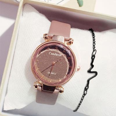 China Madame Megent Watch With Irun Alarm Sky Star Starry Magnet Mesh Strap Watch for sale