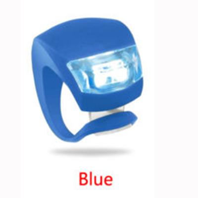 China Freeshipping 2LED Minute 2 LED Bicycle Light Lamp Waterproof Silicone Rear Wheel Safety Bike for sale