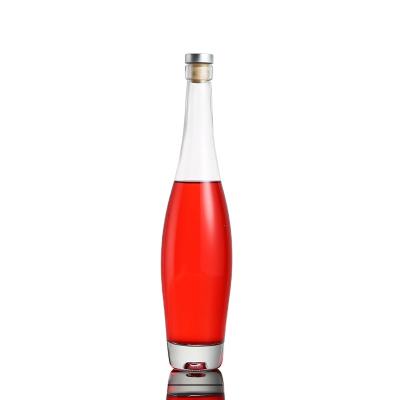 China White Professional Vodka Shaple Glass Rolling Bottle Ready Beverage Goods 200ml 400ml 500ml 600ml With Slim Shape for sale