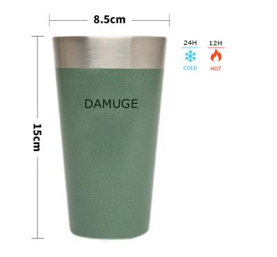 China PORTABLE Wholesale Custom Cup 17oz 30oz Powder Coated Stainless Steel Tumbler Vacuum Insulated Tumbler Sublimation Blanks Tumbler for sale