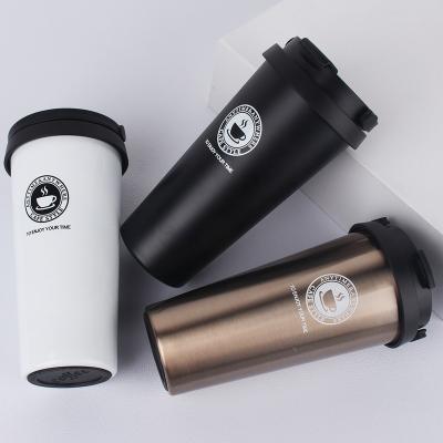 China PORTABLE Tumbler With Lid Drinking Water Bottle Customized Stainless Steel Vacuum Insulated Thermal Tumbler Thermos Travel Coffee Mug for sale