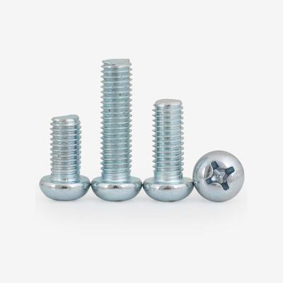 China Pan Wholesale 304 Stainless Steel GB818/PM Cross Groove Head Screw Round Head Screws M1.2 M1.6M2.5. Te koop