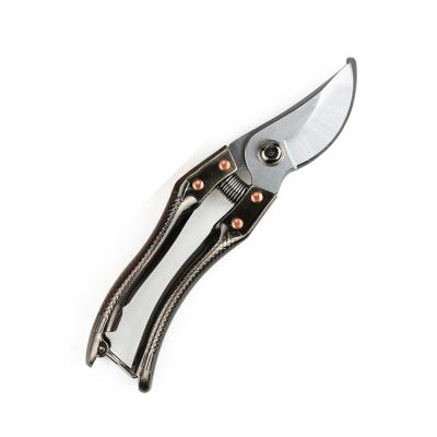 China Anti-Slip Garden Scissors Stainless Steel Sc Handle Pruner Small Trimming Shears for sale