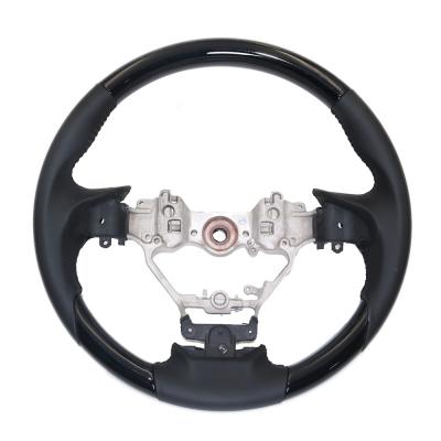 China Business Black Wood Steering Wheel In Running Original Steering Wheel For LX570 Upgade To 16-2021 for sale