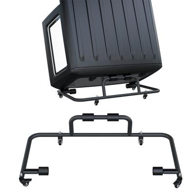 China Off Road Cowboy Hard Top Carrier Storage Cart Steel Rack Sliding For JEEP 1987-2022 YJ TJ JK JL for sale