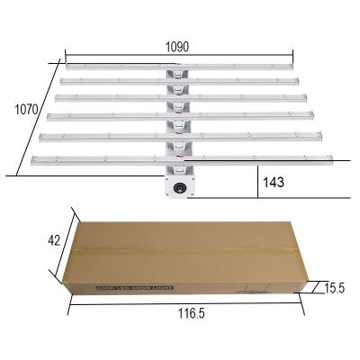 China Seed Starting Factory High Quality Indoor Lamp 8Bar 640W 680W 800W 301H Lm301B Bars Removable Professional Led Growing Light for sale