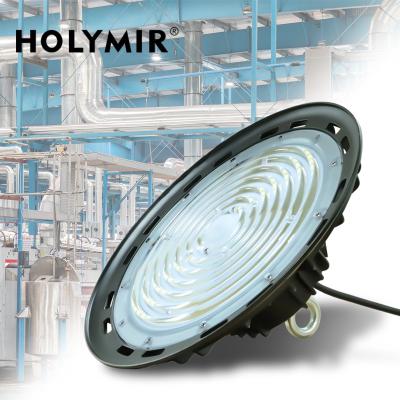 China Wholesale Factory Price Badminton Warehouse/Courtyard Light HOLYMIR Led UFO Design 100W 150W 200W 240W Led Light High Bay Light for sale