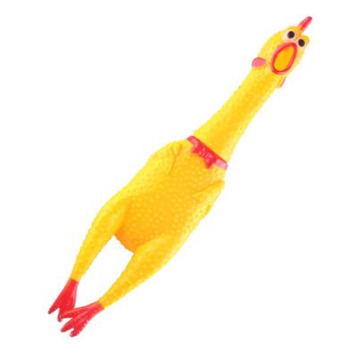 China Non-Toxic and Safe Wholesale Viable Dog Chicken Squeaky Squeaky Toy for sale