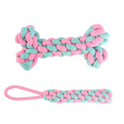 China Sustainable Hot Selling Eco Friendly Cotton Pet Chew Rope Hemp Dog Toy For Aggressive Chewers for sale