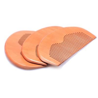 China Wholesale Home Wide Natural Portable Wooden Fishing Pocket Lice Tooth Tooth Beard Comb For Men for sale