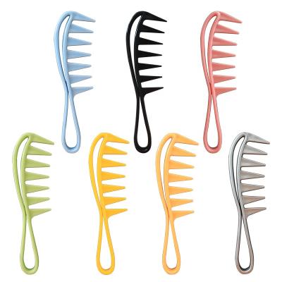 China Salon Private Label Fashion Hairdressing Comb Barber Shop Oil Wide Tooth Comb New for sale