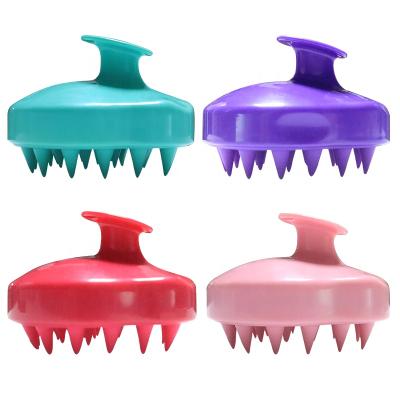 China High Quality Handheld Shampoo Brush Hair Comb Scalp Massager Soft Silicone Hair Washing Silicone Silicon Deep Cleansing Brush for sale