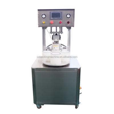 China Manual Vacuum Screw Metal Cap Lug Cap Capping Equipment Capper Jam Sauce Paste Glass Jar Bottle Sealer Price for sale