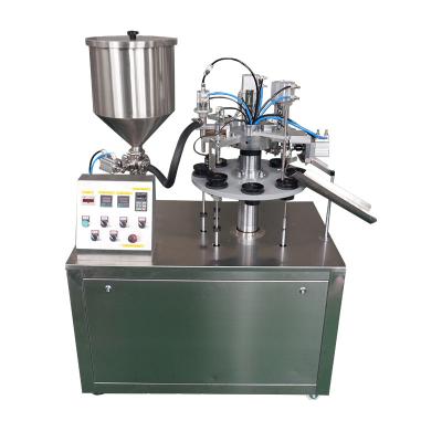 China Hand Facial Cleanser Cream ToothPaste Filler With Mixing And Heating System PE Tube Filling Machine for sale