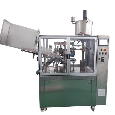 China Full Automatic Big Hopper Chemical Ointment Plastic Laminated Tube Filling and Sealing Machine for sale