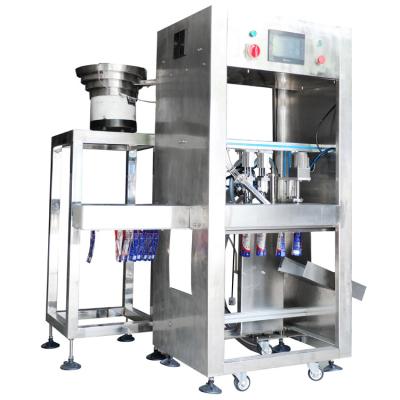 China Automatic Bakery Jam Baby Food Fresh Juice Ketchup Sauce Big Bag Rotary Pouch Packing Machine for sale