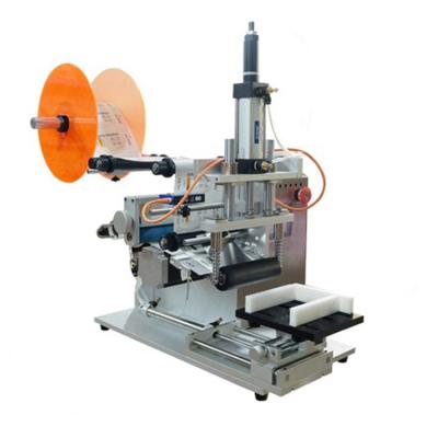 China Semi Automatic Label Equipment For Plastic Bag Pouch Sticker Flat Surface Card Labeling Machine for sale