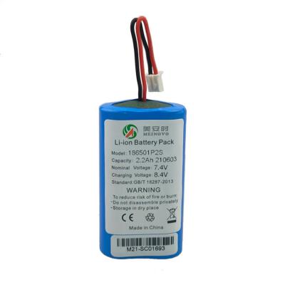 China Best Selling Toys 18650 2S1P 7.4V 2200mAh Rechargeable Li-ion Battery For Speaker for sale