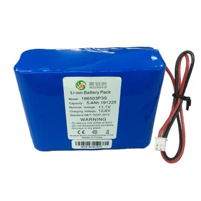 China LED Lights Best Selling Best Price Customizable Lithium Ion Batteries 18650 3S3P 5400mAh 11.1V for sale