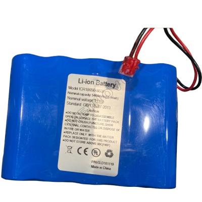 China LED Lights 10 Year Factory Rechargeable 18650 3S3P 11.1V 5400mAh Battery For Chauvet EZPAR64s Lighting for sale