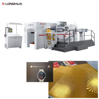 China Factory LH-1050DFH Automatic Deep Embossing and Hot Foil Sttamping and Press Cutter Die Cutting Machine for Paper for sale