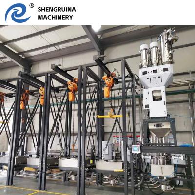 China Food Collection Material System 1-5 Ton Dry Powder Mixer Weighing And Measuring Horizontal Mixer for sale