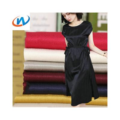 China QUICK DRY good quality 100%viscose satin fabric silk like soft feeling 120D chiffon viscose satin fabric for women wedding dress for sale