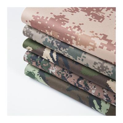 China 100%Polyester Coating Waterproof PVC Cloth Oxford Cloth Good Quality Camouflage Printing Fabric For Uniform for sale