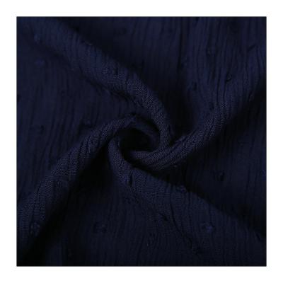 China Good Quality Rayon Crepe Stitch Fabric Breathable QUICK DRY Pleat Pleated Fabric 100% Rayon Fabric For Women Dress for sale