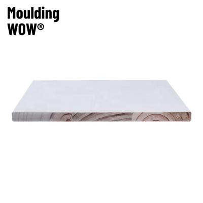 China MouldingWow SS-4006 s3s s4s modern wood molding for stairs MDF decorative molding molding skirting architrave molding wood moldings for sale