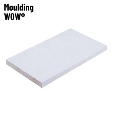 China MoldingWow SS-4005 s3s s4s mdf modern scotia molding wood Soild molding antique primed mdf wood molding wood trim molding stairs for sale