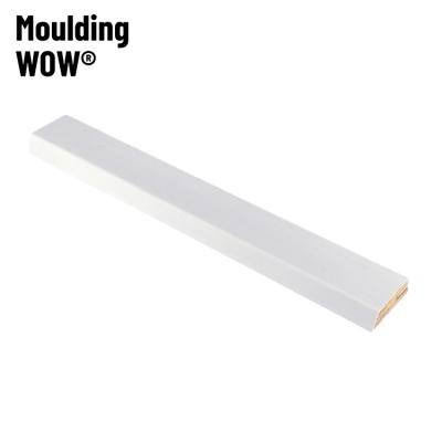 China MouldingWow BB-2004 9/16 in.x3-1/4in Modern MDF Base Molding Solid Wood Decorative Molding Skirting Chinese Fir for sale