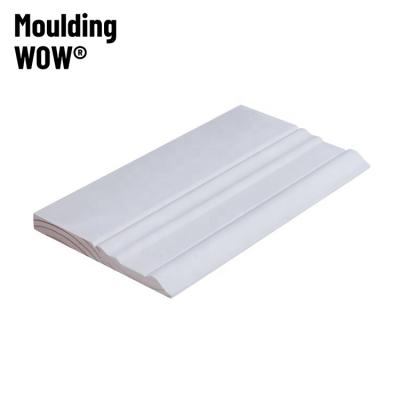 China MouldingWow BB-2006 Modern Baseboard Primed Decorative High Quality Molding for sale