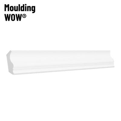 China MoldingWow WW-6007 Modern Chair Rails Decorative Wood Strips Skirting Small Size Moldings And Millwork MDF Skirting for sale