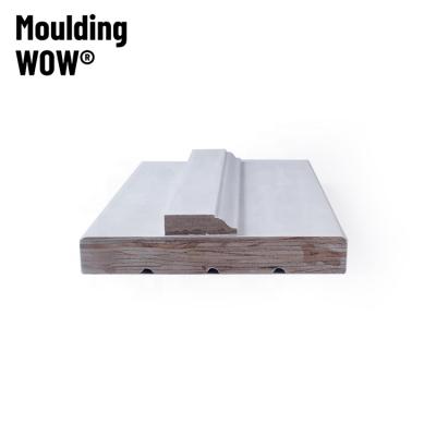 China MouldingWow DW-0036 Modern WOOD CASE Wood Skirting Molding Molding Wood Custom Molding MDF Moldings for sale