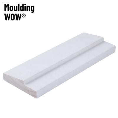 China MoldingWow DW-0039 modern door and scotia wooden molding mdf beam china faux wood beam molding frame mdf wood moldings for sale