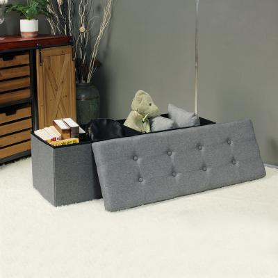 China Foldable Living Room Furniture Foldable Storage Stool Canvas Folding Bench for sale