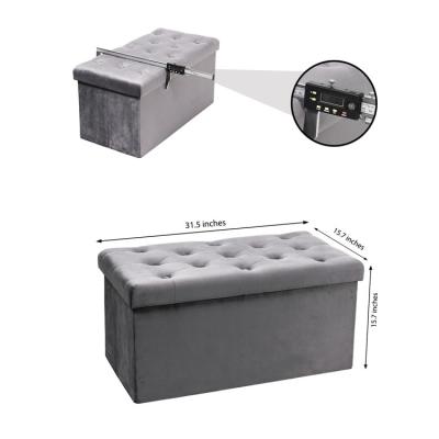 China Factory Direct Sale Foldable Multifunctional Furniture Ottoman Folding Box for sale