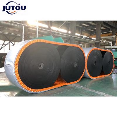 China Hot Stretching Products PE Fabric Rubber Conveyor Belt Excellent Heat Resistance Technical Support For Mine for sale