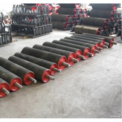 China Industry Conveyor Machine Equipment Mine Stone Case-hardened Steel Rubber Conveyor Belt Roller Idler Drive Pulley for sale