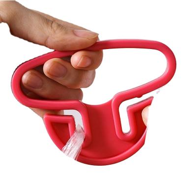 China Hot Sale Plastic Plastic Bag Pull Ring For Shopping Plastic Bag Garbage Bag 100% Safety for sale