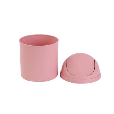 China Viable Custom Design High Quality Plastic Mini Desktop Trash Can Small Size Office Trash Can for sale