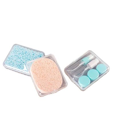 China Wholesale Good Prices Sponge Storage Small Portable Clear Plastic Storage Box For Makeup Sponge for sale