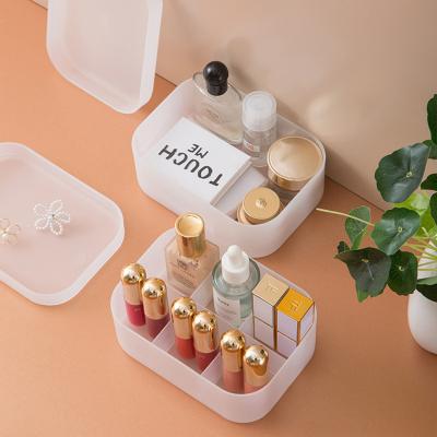 China New Design Viable Multi Functional Stationery Makeup Organizer Estuche Pearl Organizer Office Desk Organizer With Lid for sale