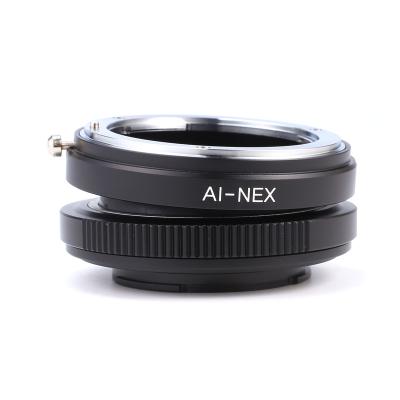 China Hot AI-NEX Product Quality Aluminum+Brass And Handy Aluminum Brass Material Adapter Ring Compatible For Sony Lens Mount for sale