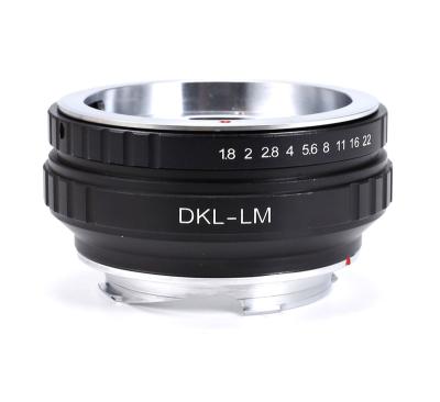 China High Precision Dkl-LM Aluminum + Copper Lens Adapter For NC LM Mount Darkroom Camera Len Accessories Professional Adapter Ring for sale