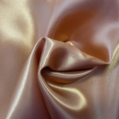 China breathable 100% poly satin fabric/satin fabric/silk fabric satin for sale