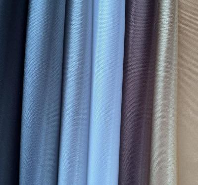 China Good Breathable Satin Fabric Factory Supply 100% Polyester Satin Gray Brown White Black Khaki for sale