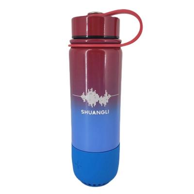 China PORTABLE Gift Hot Sale Stainless Steel Vacuum Music Smart Water Bottle for sale