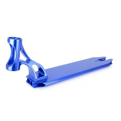 China High precision 6061 T6 aluminum forged aluminum blue light weight integrated pro stunt scooter platform for sale for sale